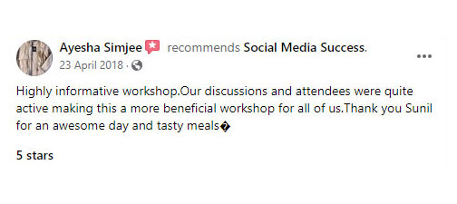 Facebook recommendation for Social Media Success