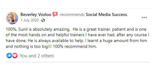 Facebook recommendation for Social Media Success