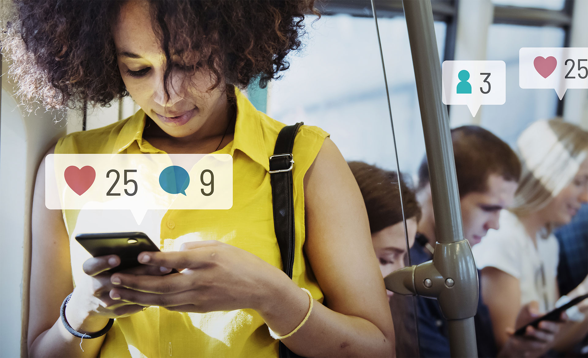 Social media engagement and notifications